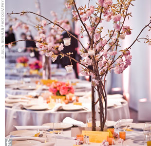 Lush Cherry Blossom Tree Artificial Flower Tree for Wedding - Etsy